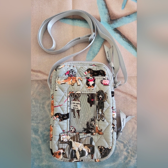 Vera Bradley Dog Show Crossbody RFID Bag NWOT - Picture 3 of 13